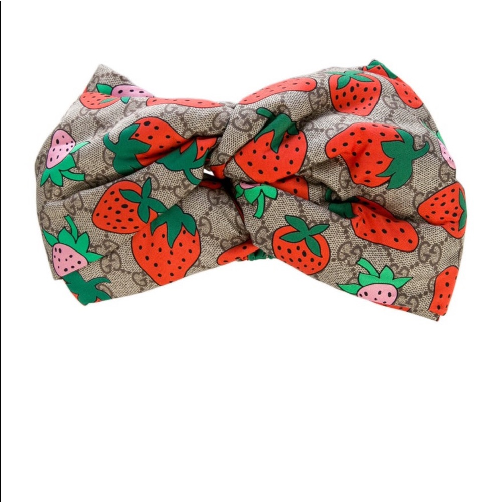 Gucci strawberry headband